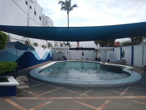 Bazén v ubytování Hotel San Diego nebo v jeho okolí