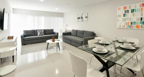 Designer River View Apartmentsにあるシーティングエリア