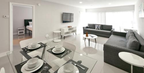 Designer River View Apartmentsにあるシーティングエリア