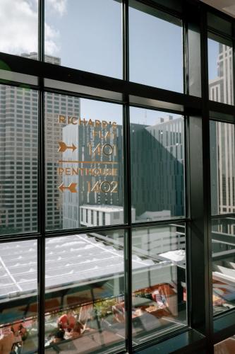 a view of a city from a window of a building at Virgin Hotels New Orleans in New Orleans