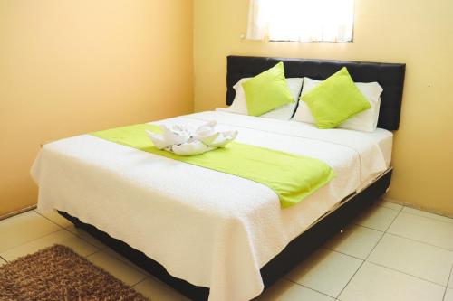 Cama o camas de una habitación en Hostal Carliza