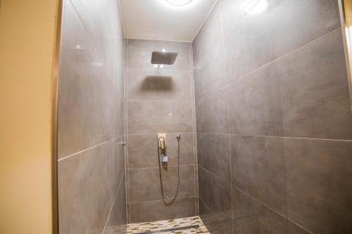 Koupelna v ubytování Apartmán Dvorce