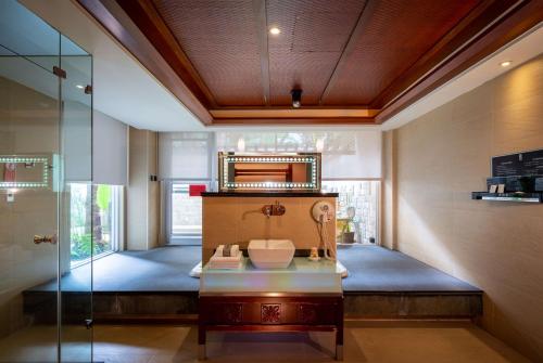Ein Bett oder Betten in einem Zimmer der Unterkunft In-stone Motel