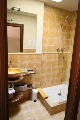 Koupelna v ubytování Naquela Castroviejo