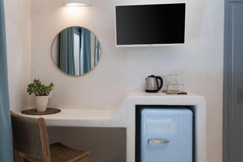 Thousand Stars Suites&Roomsにあるキッチンまたは簡易キッチン