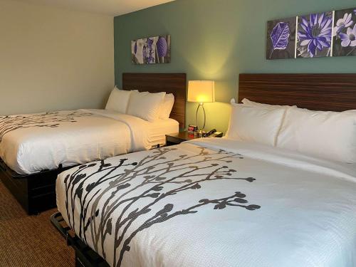 Ένα ή περισσότερα κρεβάτια σε δωμάτιο στο Sleep Inn Greensboro - Coliseum Area