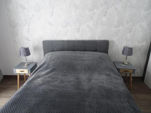 Postel nebo postele na pokoji v ubytování Apartament Król Neptun