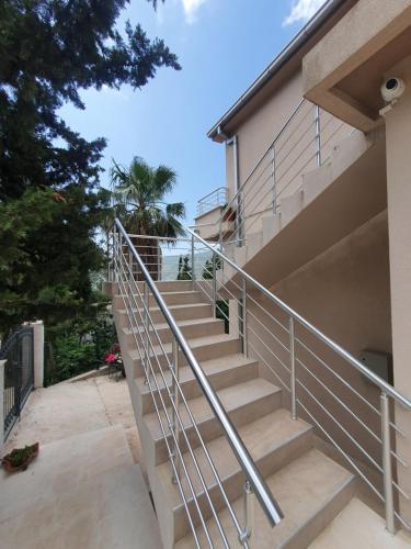 a set of stairs leading up to a house at Villa RADA in Igalo