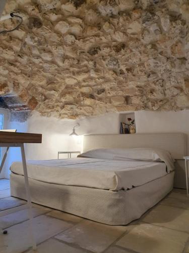 Un ou plusieurs lits dans un hébergement de l'établissement La Nicchia-Trullo