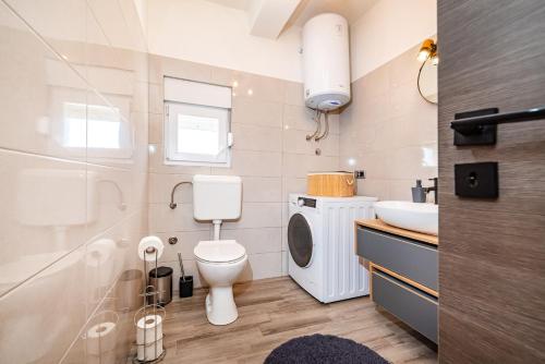 Kúpeľňa v ubytovaní Apartman MISS Pridraga