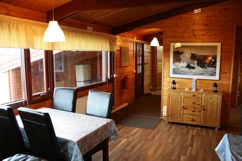 Kuchyň nebo kuchyňský kout v ubytování Snorrastadir Accomodation