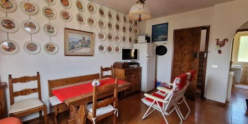 Χώρος καθιστικού στο Poggi House