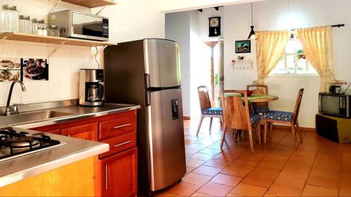 Köök või kööginurk majutusasutuses GREEN HOUSE CASA O APARTAMENTO CAMPESTRE