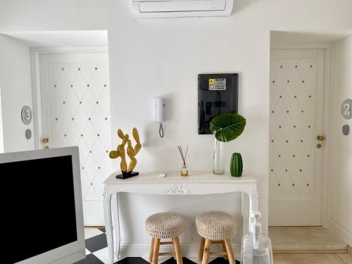 TV a/nebo společenská místnost v ubytování In centro unique rooms
