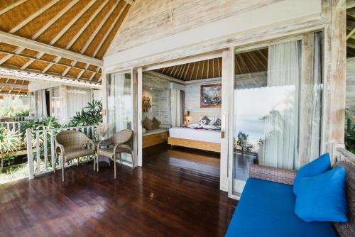 Vuode tai vuoteita majoituspaikassa The Angkal Resort