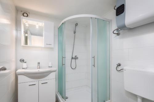 Kúpeľňa v ubytovaní Vila Blanka Apartments