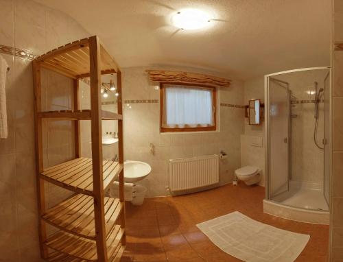 Koupelna v ubytování Haus Ferchl