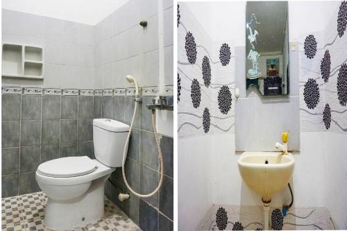 Ett badrum på OYO 91257 Royani Residence
