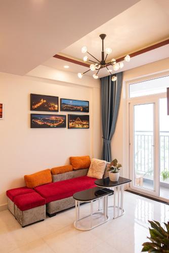 Ruang duduk di Phan Rang City View Homestay
