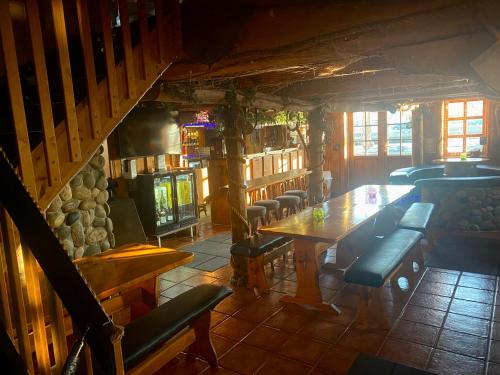 Lounge atau bar di Frimannsbuda