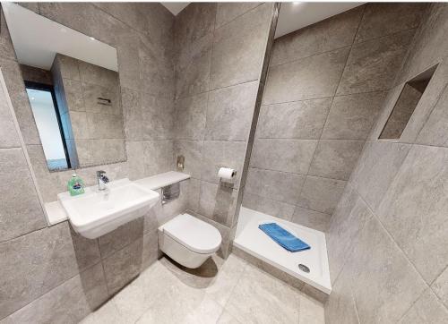 Ένα μπάνιο στο 4 The View apartments Ilfracombe - Seafront, Parking, Lift, EV