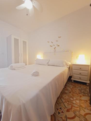 Katil atau katil-katil dalam bilik di Casa Empul Almadraba centro