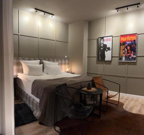 Postel nebo postele na pokoji v ubytování Apartamenty Nova 22