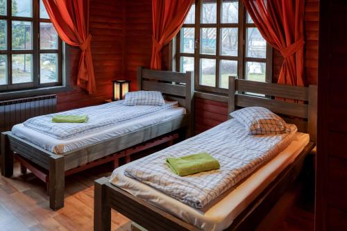 Postel nebo postele na pokoji v ubytování Desag Resort