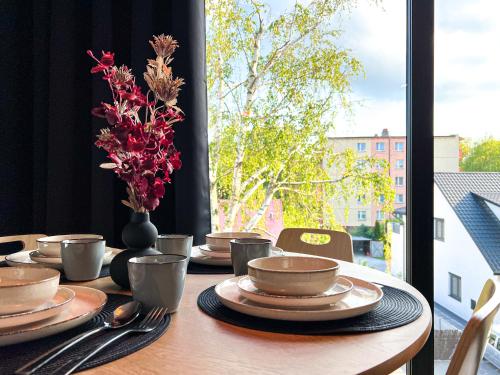Balkón nebo terasa v ubytování Apartament DELUX ROZTOCZE
