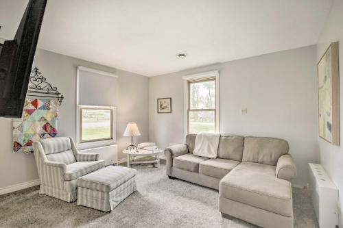 a living room with a couch and two chairs at Lovely Thermopolis Home Less Than 3 Mi to Hot Springs in Thermopolis