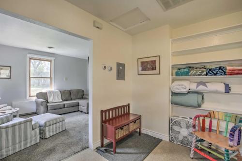 a living room with a couch and a chair at Lovely Thermopolis Home Less Than 3 Mi to Hot Springs in Thermopolis