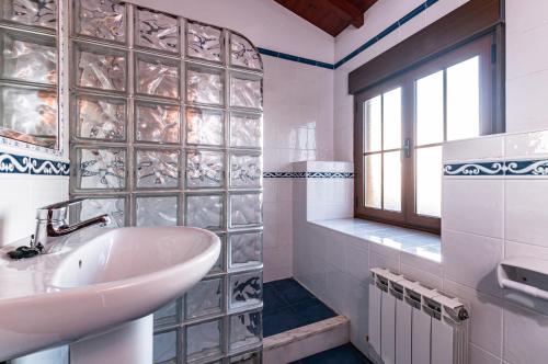 Koupelna v ubytování Apartamento turístico tapia 2