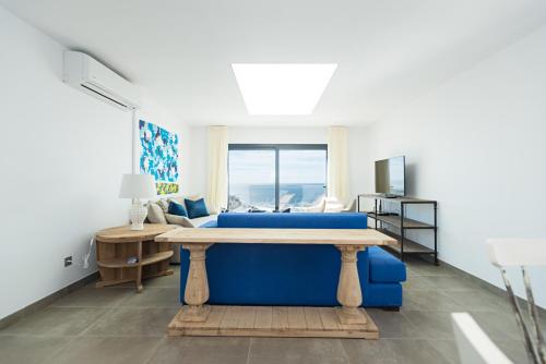 Postel nebo postele na pokoji v ubytování Altos de la Gloria Beach Apartments