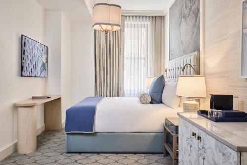 Katil atau katil-katil dalam bilik di The Wall Street Hotel New York City