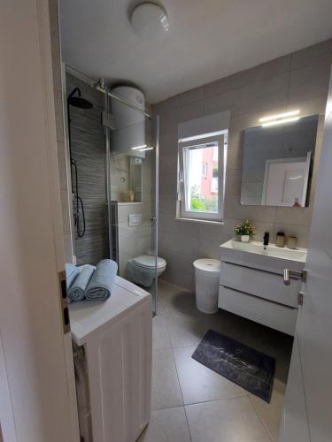 Kúpeľňa v ubytovaní Sunrise apartment