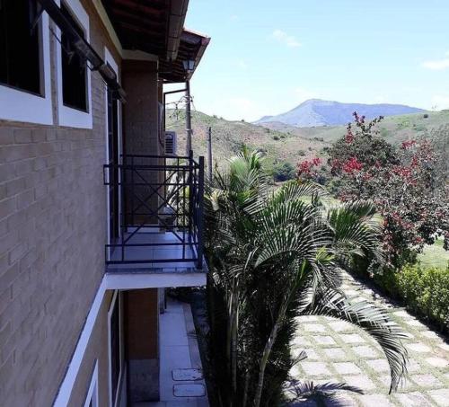 Balcon ou terrasse dans l'établissement Pousada Alto da Colina