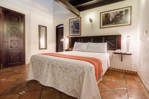 Hotel Casa Real Del Caféにあるベッド