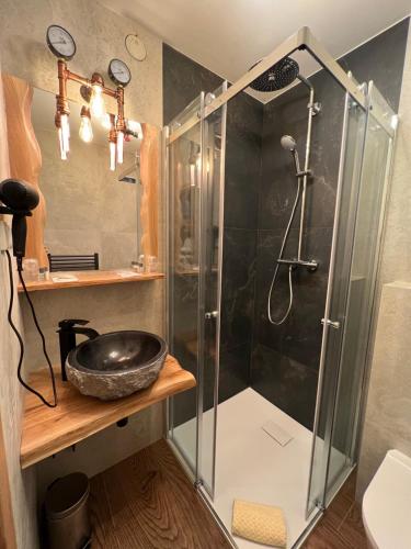 Koupelna v ubytování Heidekönig Hotel Celle
