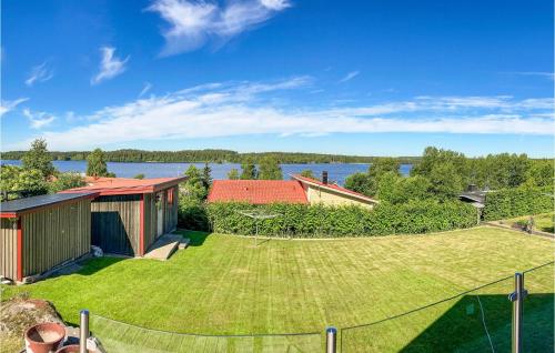 an image of the backyard of a house at Amazing Home In Nässjö With Wifi in Nässjö