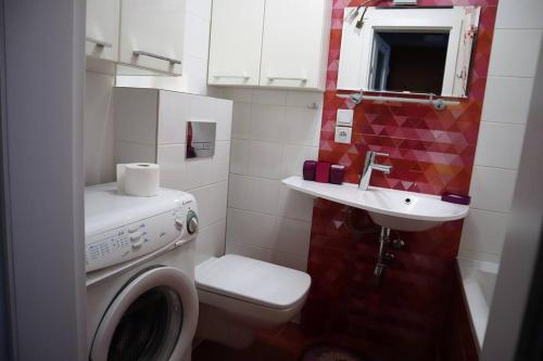 Kúpeľňa v ubytovaní Uroczy Apartament- Kołobrzeg