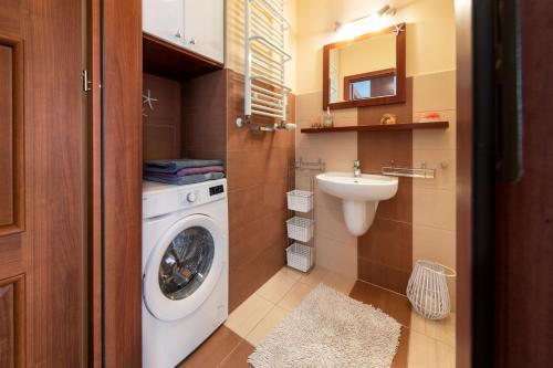 Koupelna v ubytování Apartament Słoneczny Wylotowa