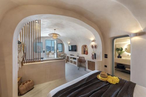 The Exotic Cave Suiteにあるテレビまたはエンターテインメントセンター