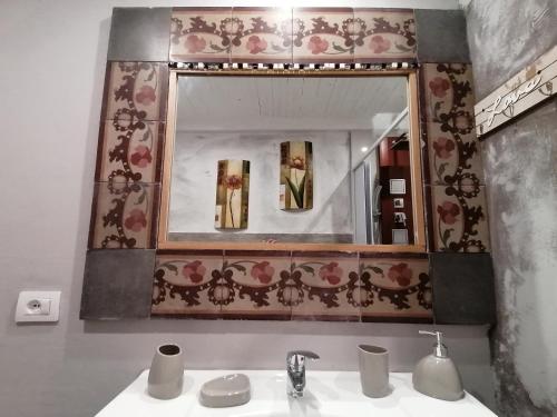 A bathroom at L'Antico Palazzo rooms