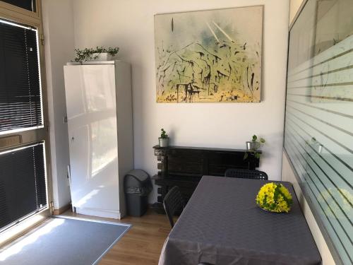 Giường trong phòng chung tại Il piccolo Loft