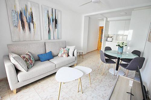 Posezení v ubytování APN Apartamento Playa de Guardamar