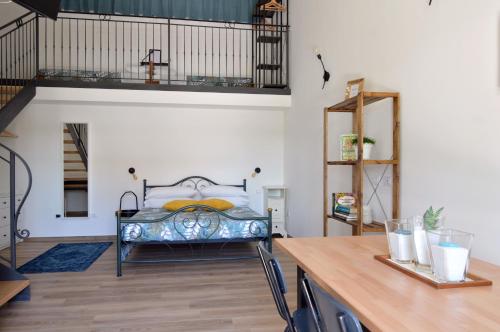 Postel nebo postele na pokoji v ubytování Agriturismo Pepe Rosa