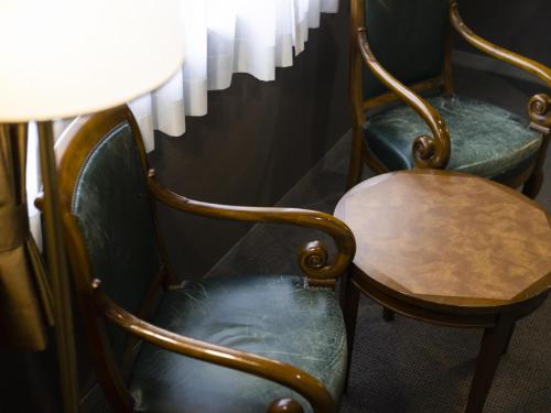 Χώρος καθιστικού στο Ariston Hotel Kobe