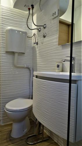 Koupelna v ubytování Apartment Zrinka