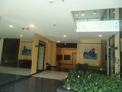 The lobby or reception area at City Apartment