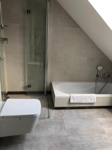 Kúpeľňa v ubytovaní Apartament na Podlasiu